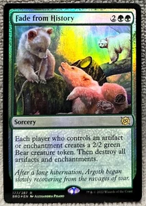 MTG ​Fade from History FOIL BRO: The Brothers' War ​​​​​177/287 NM Rare - Picture 1 of 2