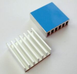 Dissipateur thermique radiateur avec adhesif 20x20x6mm Heat Sink with adhesive