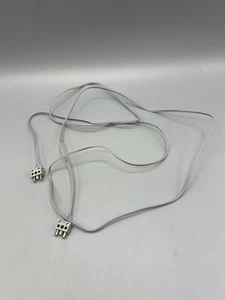 LEGO 12V Grau Kabel ca. 150cm 1,5m Cable Eisenbahn 2er Stecker Train Stromkabel - Foto 1 di 2