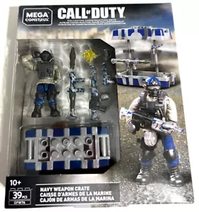 Mega Construx Call of Duty Navy Weapon Crate #GFW76 39 Pieces - Bild 1 von 5