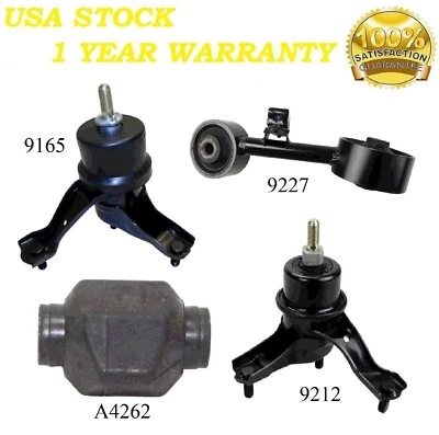 4 piezas montaje de motor y transmisión automática compatible con Lexus RX330 V6 2004-2006 3,3 L 4x4 Foto 1 de 4