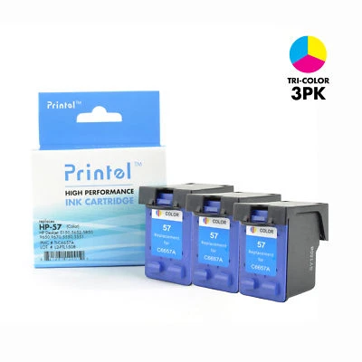Compatible Inkjet Cartridge Replacement for HP 57 (C6657AN) Tricolor (3 Pack) - Image 1 of 3