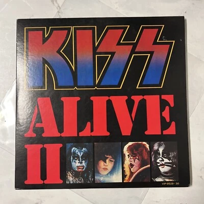 KISS ALIVE II CASABLANCA VIP9529 JAPAN NO OBI VINYL 2LP 1977 EX - Image 1 of 4