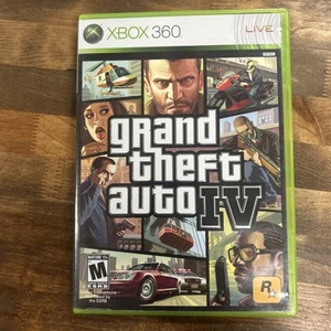 Grand Theft Auto IV 4 (Xbox 360, 2008) CIB komplett mit Handbuch & Karte - Bild 1 von 5