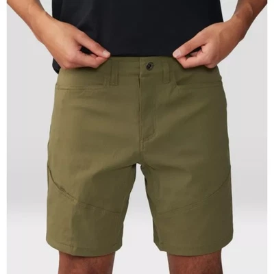 Mountain Hardwear 38/9 Green Hardwear AP Active Short Outdoor Hiking OS10-14 - Image 1 of 4