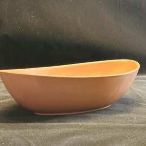 Vintage Mauve/Brown Melamine Melmac Unmarked Oval Bowl - Picture 1 of 5