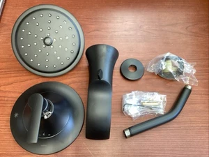 READ Moen TS2203BL Doux Posi-Temp Tub and Shower Trim Kit in Matte Black B316 - Picture 1 of 5