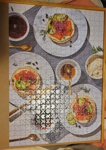 Weekend Brunch 500 Piece Puzzle By Buffalo Games - Picture 1 of 3