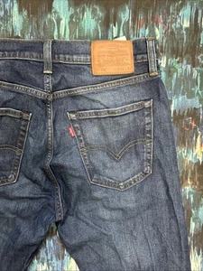 Levi’s Premium Big E 512 33x32 Denim Blue Jeans - Picture 1 of 7