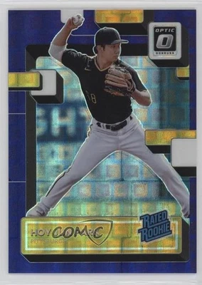 2022 Panini Donruss Optic Rated Purple Pandora Prizm /99 Hoy Park Jun Rookie RC - Image 1 of 2