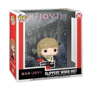 Funko Pop! Album Cover with Case: Bon Jovi - Slippery When Wet #68 - Picture 1 of 2