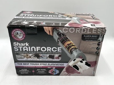 Quitamanchas y manchas inalámbrico Shark HX101 StainForce - verde salvia - nuevo/caja abierta Foto 1 de 4