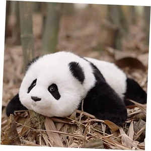 Weighted Panda Stuffed Animals, Panda Plush for Companion “MengLan”, Handmade - Picture 1 of 7