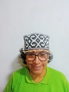 Shipibo Original Handwoven hair band 21 - Picture 1 of 10