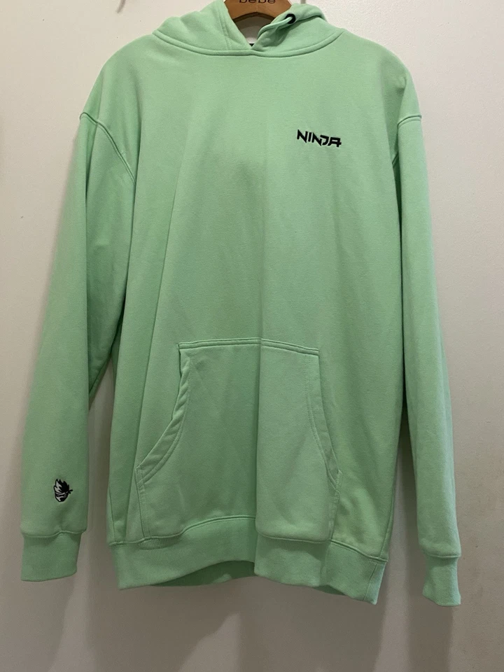 Auriculares Team NINJA Merch Gamer verde con capucha talla mediana E deportes Foto 1 de 4