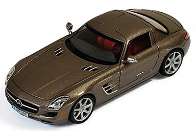 Mercedes Benz SLS Coupé 6.3 AMG C197-2010 Monza Gris Magno Metálico 1:43 Ixo - Imagen 1 de 3