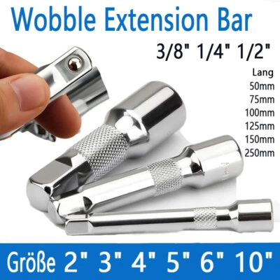 MARKENLOS Ratschen Knarren Verlängerung 1/4 1/2 3/8 Zoll Kippverlängerung Steckschlüssel