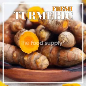 FRESH TURMERIC ROOTS 100g -2Kg | WHOLE HALDI | WHOLESALE BAG / CLASS 1 QUALITY - Picture 1 of 8
