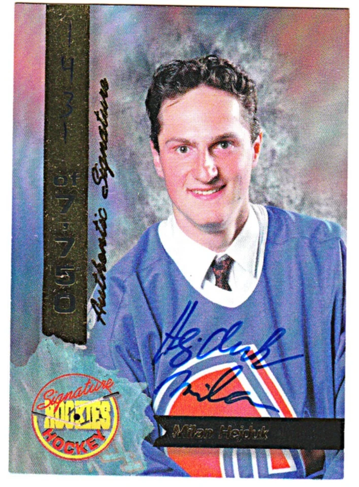 1994 SIGNATURE ROOKIES - AUTOGRAPHED - #69 MILAN HEJDUK Quebec Nordiques - Image 1 of 1