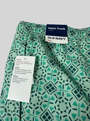 Bañador Old Navy XXL verde para hombre UFP 40 secado rápido nuevo con etiquetas Foto 1 de 4