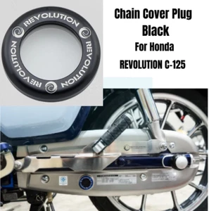 Chain Cover Plug Black REVOLUTION C-125 Super Cub/WAVE/DREAM For Honda - Picture 1 of 5