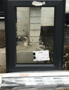 New Upvc Window Grey Double Glazed 550 mm x 750 mm/780 mm with sill/ - Picture 1 of 18