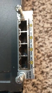 Cisco Genuine HWIC-4ESW 4 port 10/100 - Picture 1 of 3