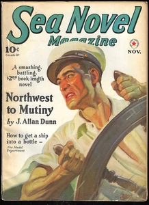 SEA NOVEL MAGAZINE #1, November 1940 - outstanding sea stories, vintage pulp - Picture 1 of 4