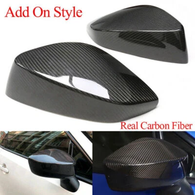 Tapa de cubierta de espejo retrovisor lateral de fibra de carbono para Toyota GT86 Subaru BRZ Scion FR-S 12-20 u Foto 1 de 4
