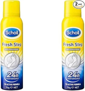 Scholl Fresh Step Antiperspirant Spray, 96g - Anti Odour Shoe Spray,Freshness - Picture 1 of 7