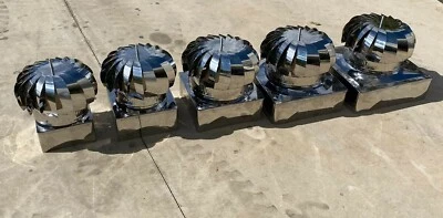 Fumaiolo,comignolo radiante girevole terminale  INOX  (17/22/27/32/37/42/47/52)  - Image 1 of 4