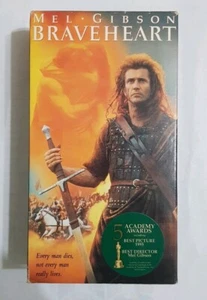 Braveheart VHS (2 Tape set) 1996 Mel Gibson 5 Academy Awards - Picture 1 of 4