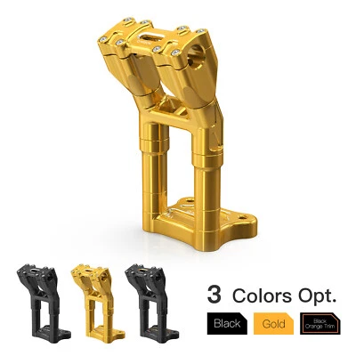 NICECNC Kickback Handlebar Risers for Harley Ultra Limited FLHTK 2014-2023 2024 - Image 1 of 4