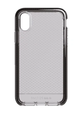 Tech21 Evo Check Flex Shock Case for Apple iPhone XR Smokey Black - Image 1 of 2