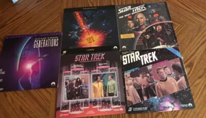 Laserdisc Lot Of 5 Star Trek Undiscovered Country Generations And More - Picture 1 of 11