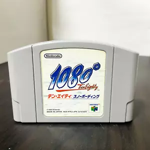 1080 Ten Eighty Snow Boarding Nintendo 64 1998 Japanese Version NUS-NTEJ-JPN - Picture 1 of 24