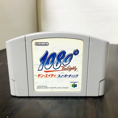 1080 Ten Eighty Snow Boarding Nintendo 64 1998 Japanese Version NUS-NTEJ-JPN - Image 1 of 4
