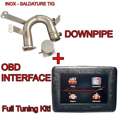 Downpipe DPF + Interfaccia Centralina AUDI A4 A5 A6 2.0 TDI 150 190 CV VA5 5x1 - Immagine 1 di 3