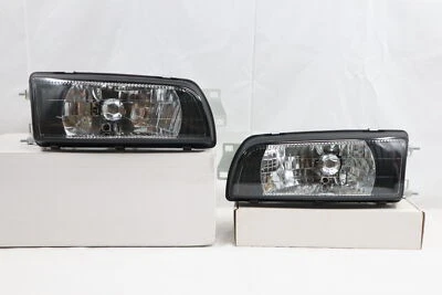 1992~1993-1994-1995 Lancer Evo Evolution 1 2 3 Black Headlight 92~93~94 95 - Image 1 of 4