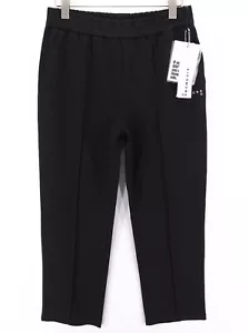 John Richmond Hombre Pantalones M Elástico Negro Talle Bolsillos Logo Blanco All - Imagen 1 de 8