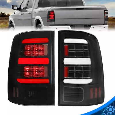 Luces traseras LED DRL transparentes brillantes para Dodge Ram 1500 10-18 Ram 2500 3500 2009-2018 Foto 1 de 4
