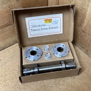 Vintage Specialized S-WORKS Bottom Bracket Titanium Spindle 68 - 122.5 mm - Picture 1 of 7