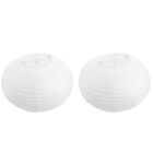 2pcs White Paper Lanterns Pendant Lamp Shade for Home Decor and Weddings-NL