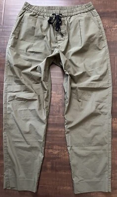 3.1 PHILLIP LIM Nylon Windbreaker Pleated Jogger Pants Drawstring Tapered sz 32 - Image 1 of 4