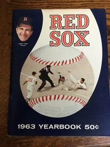 Anuario de béisbol Boston Red Sox 1963 - Imagen 1 de 2