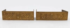 Pair of Reclaimed Filigree Bronze Moldings - Picture 1 of 7