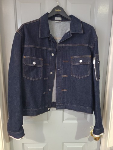 GIACCA DENIM TASCA DIOR UOMO 2020 SELVEDGE MKII SELLA NUOVISSIMA TAGLIA 54 RARA