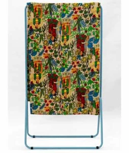 Beige Cotton Frida Kahlo Kantha Quilt Block Printed Indian Bedspread Twin Size - Picture 1 of 2