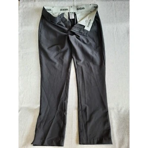 Adidas Mens 34X32 Performance Golf Pants Stretch Waistband Polyester Blend Black - Picture 1 of 8