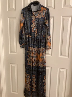 MONO MISSGUIDED, MANGA LARGA, ABOTONADO, CUELLO, PIERNA ANCHA 6 Foto 1 de 4